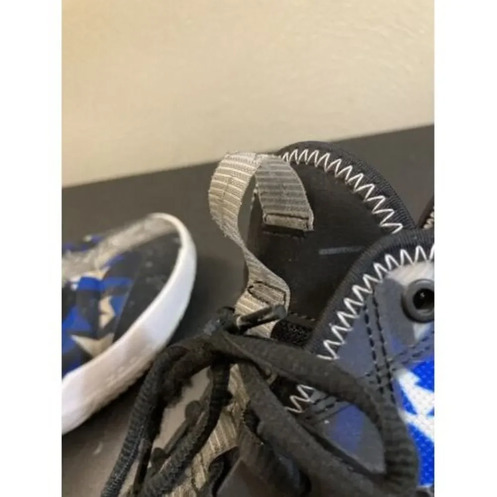 Nike Jordan React Elevation Mens Sz 9 Basketball Shoes Black‎ Blue CK6618-004